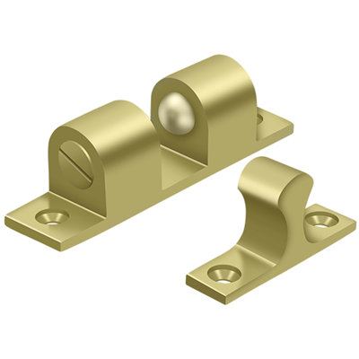 Deltana BTC30U3 Ball Tension Catch 3" x 3/4"; Bright Brass Finish