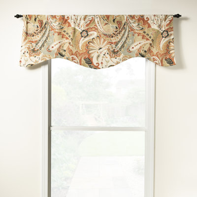 Areli Paisley 51" Window Valance