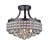 Traverso 4 - Light 14.6" Chandelier Style Drum Semi Flush Mount
