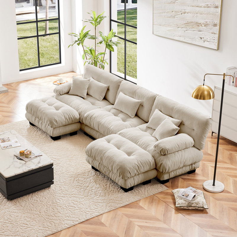 Chenille Modular Sectional Sofa
