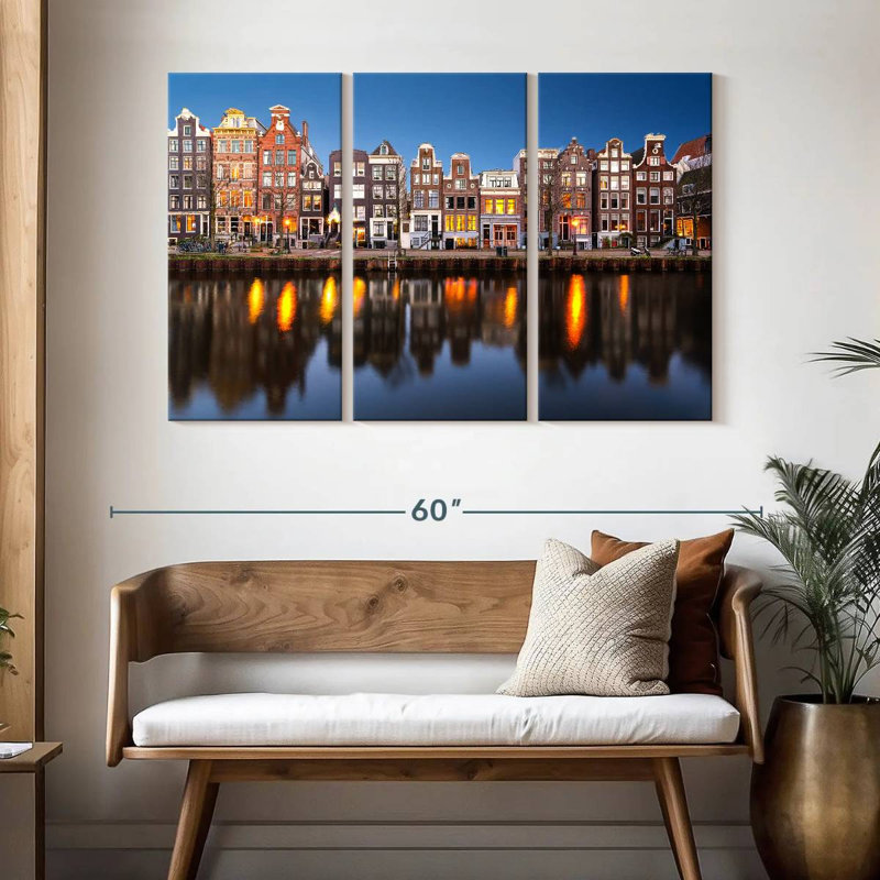 Sirci Amsterdam Canal Waterfront, H 32 po x l 50 po