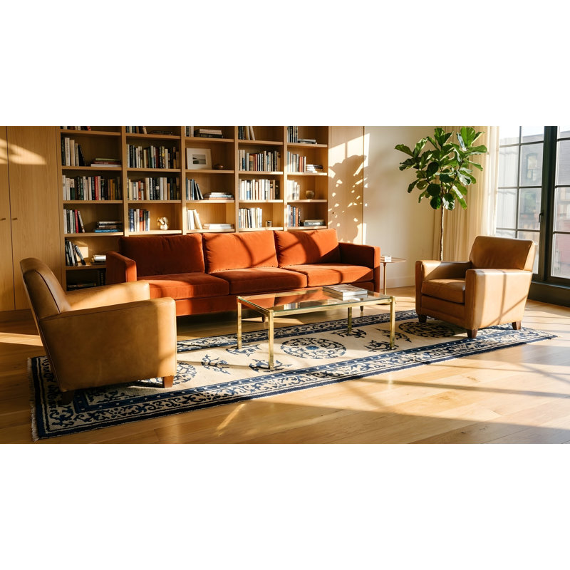 Handmade Wool Floral Area Rug