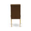 Ensemble de salle à manger 3 pièces comprenant une table de salle à manger rectangulaire avec Dropleaf et 2 chaises basses rembourrées foncées, couleur de la table: chêne-1358821597-1358821596-1358821587