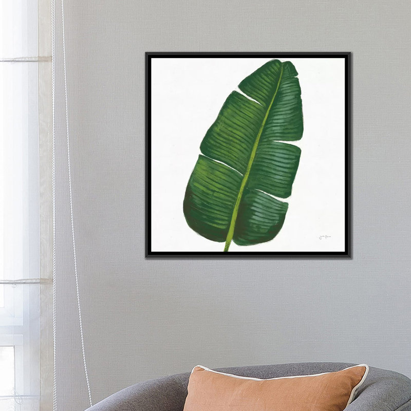 " Welcome To Paradise XV " by Janelle Penner, 18" H x 18" W x 1.5" D, Black Framed Canvas, No Matte