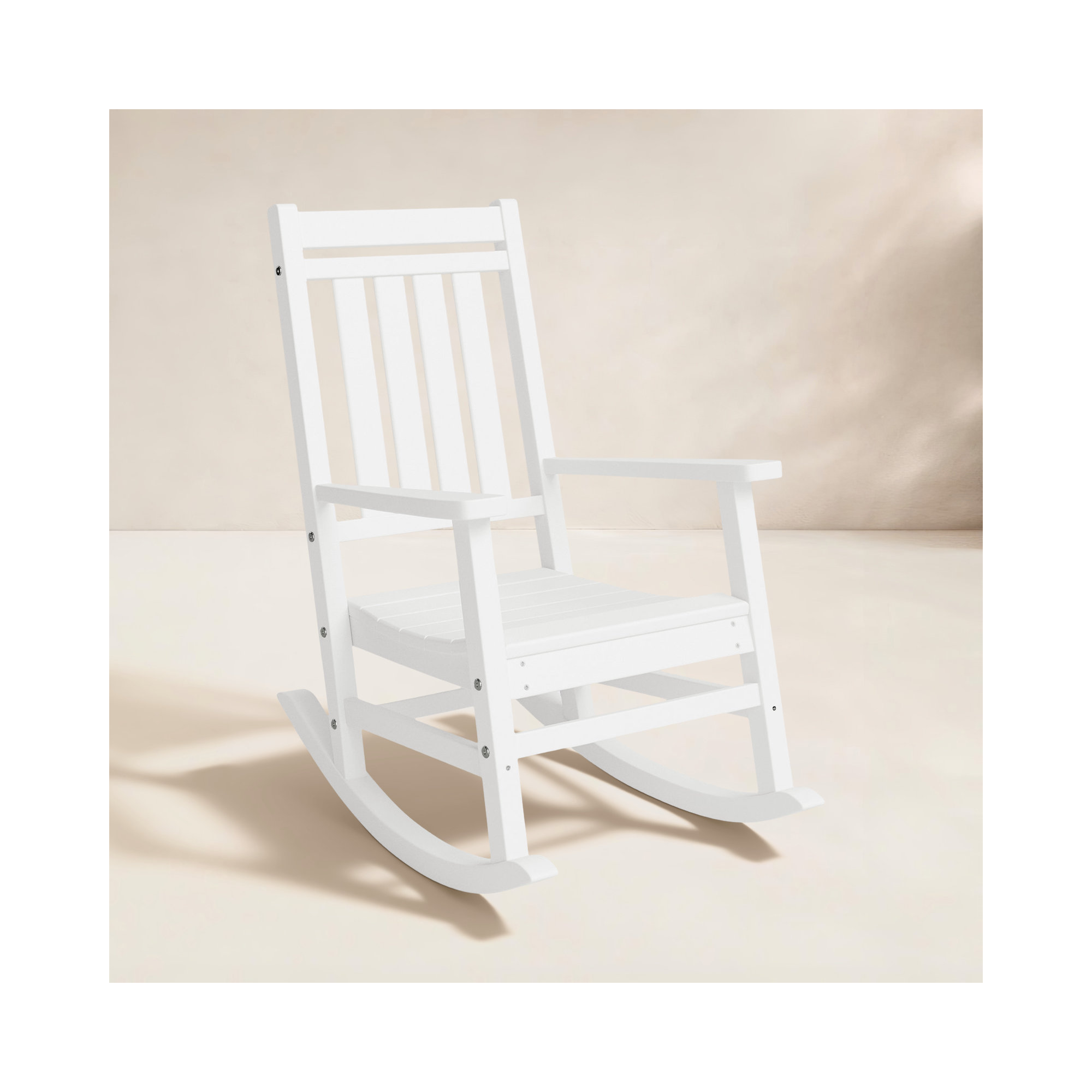 Estate Rocking Chair, White