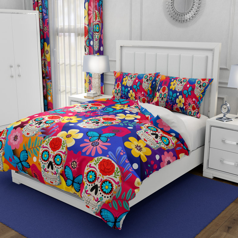 Abstract Duvet Cover, King Duvet Cover + 2 King Shams