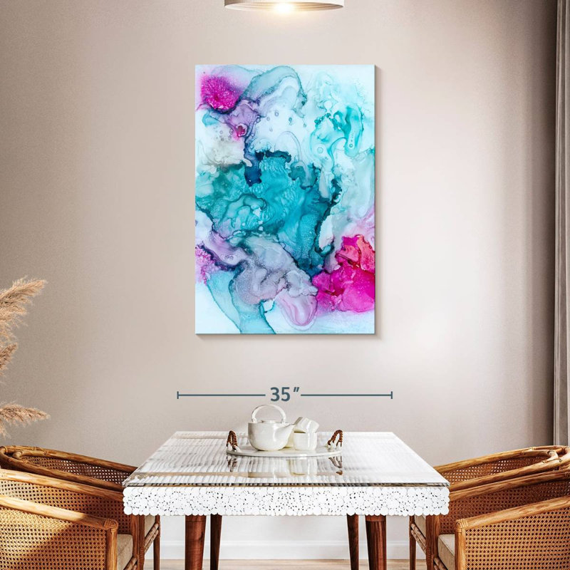 Avery Candied Coral, 45" H x 30" W