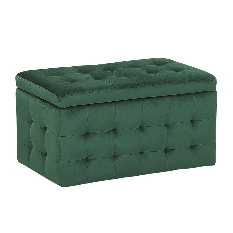 Eldredge 72cm Wide Tufted Rectangle Ottoman with Storage