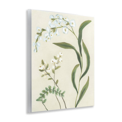 Plaque murale neutre en forme de tiges de neige, design par June Erica Vess
