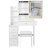 Puma Makeup Vanity with LED Mirror, Power Outlets & Stool-705367864