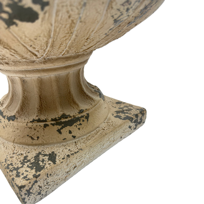Pot à fleurs blanc antique de qualité supérieure, durable et décoratif, parfait pour les jardins