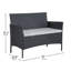 Louetta 4 Seater Rattan Sofa Set