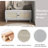 Boho Rattan Entryway Bench with Storage, Cushioned Wooden Shoe Organizer for Hallway-2038055133