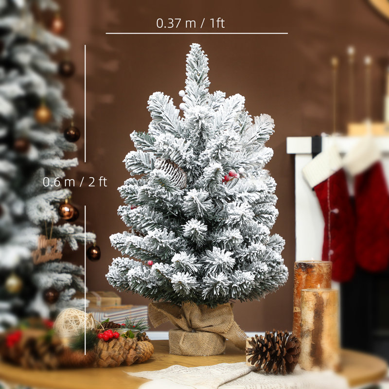 1.97' H Lighted Artificial Christmas Tree