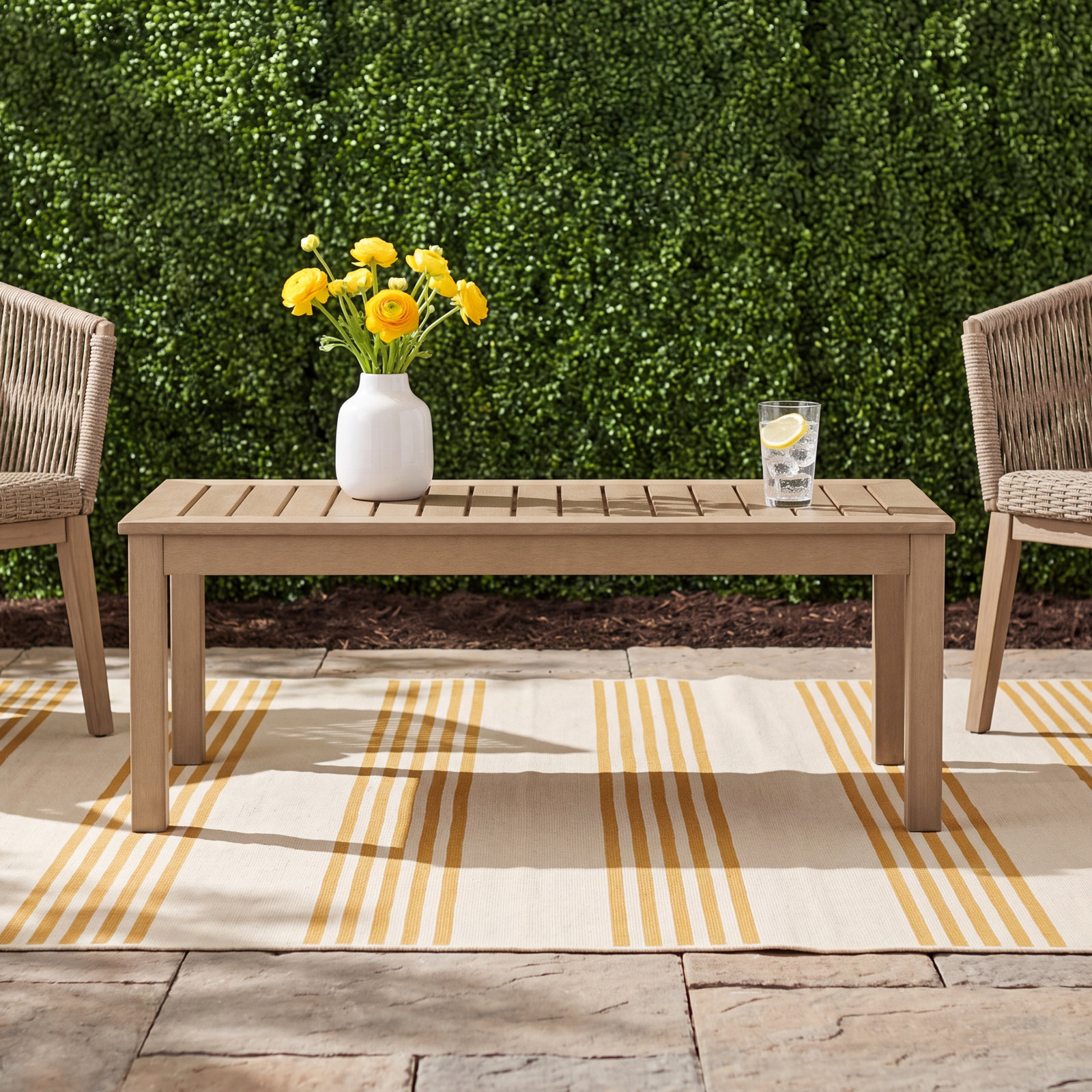 Doyle 49" Outdoor Coffee Table