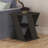 Cateline Geometric Floor Shelf End Table with Storage-280445109