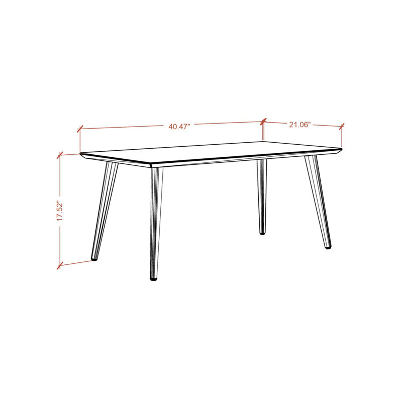 Table basse Utopia, Blanc cassé