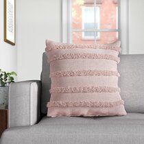 Debra Boho Cotton Throw Pillow (Set of 2), Pink – LePouf