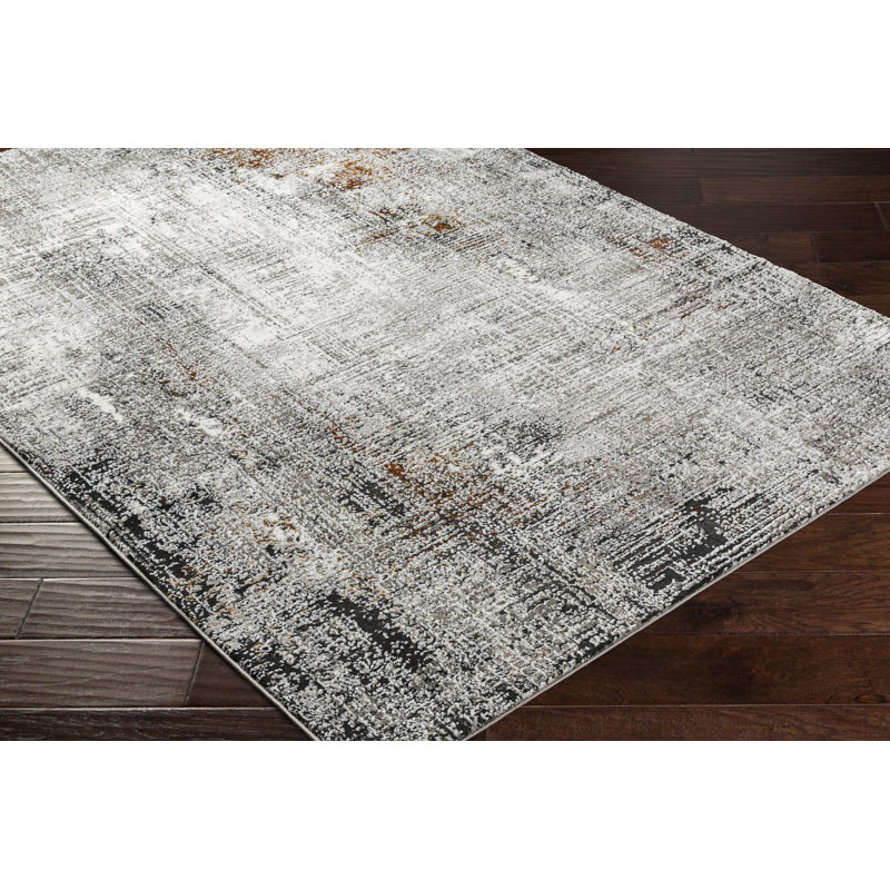 Quanna Abstract Indoor Rug, Rectangle 6'7" x 9'