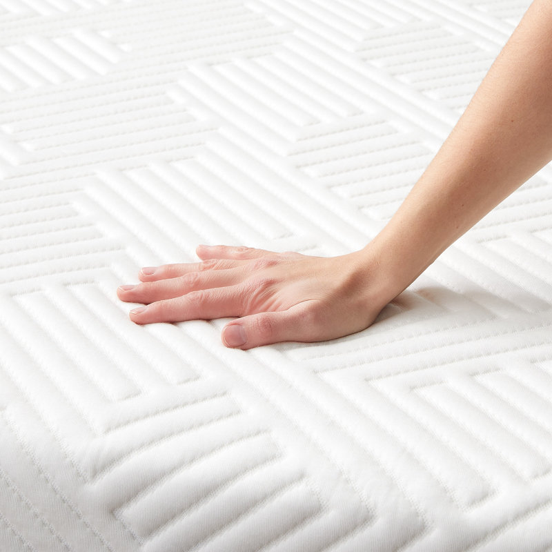Matelas hybride infusé de gel et d'aloès Lucid Comfort, 12", Très grand californien