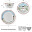 Snowman Enchantment 12-Pc Bone China Dinnerware Set, Service For 4