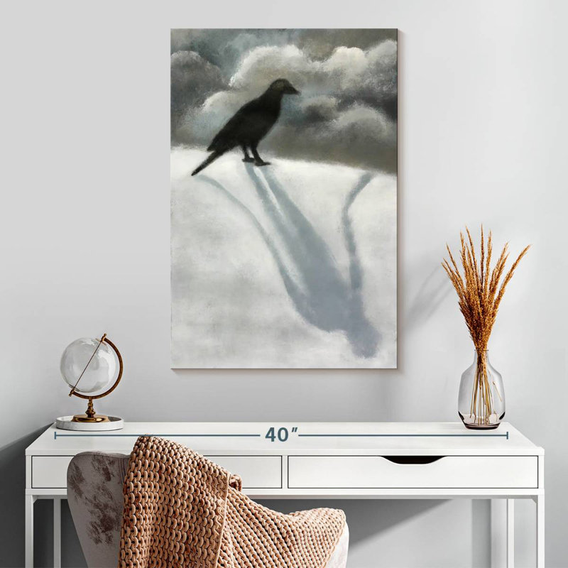 Brampt Black Bird, 30" H x 20" W