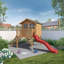 Mercia Poppy Playhouse with Tower & Slide-509101906