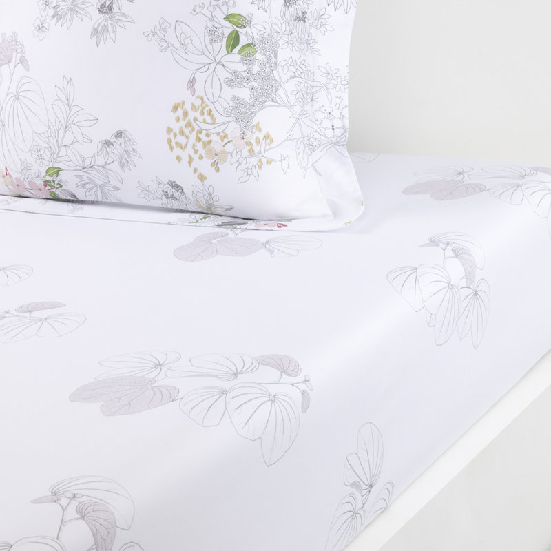 Orchidee Fitted Sheet, King Fitted Sheet