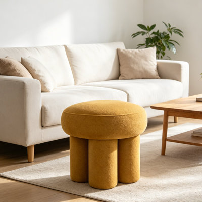 Solid Wood Accent Stool