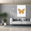  «Gold Butterfly» par Erin Clark, art mural sur toile, 26 po x 34 po-1835867010