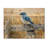 Bluebird On The Farm Fence II - Bird Wood Print - On Natural Pine Wood-881834773