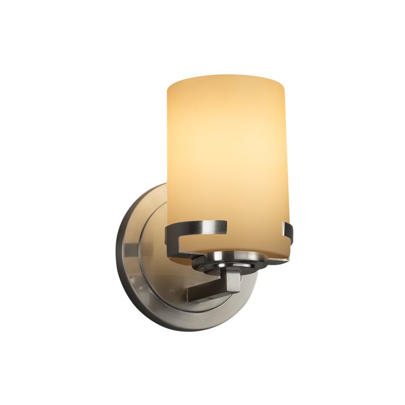 Appliquee à bras 1 lumière del Casson, Chrome poli, Non