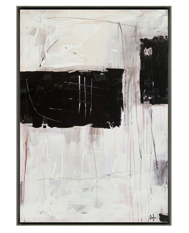 Sartoria 2 Canvas Print Artwork, 180 cm H x 94 cm W, Silver