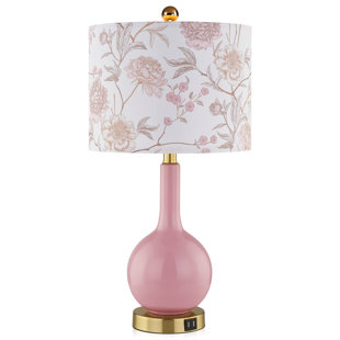 Pink Clouds Drum Lamp Shades 13.58x13.58x8.27 Inch Lampshade Accessories  Polyester Fabric Easy Clean Table Lamp Shade for Table Lamps and Floor Lamps