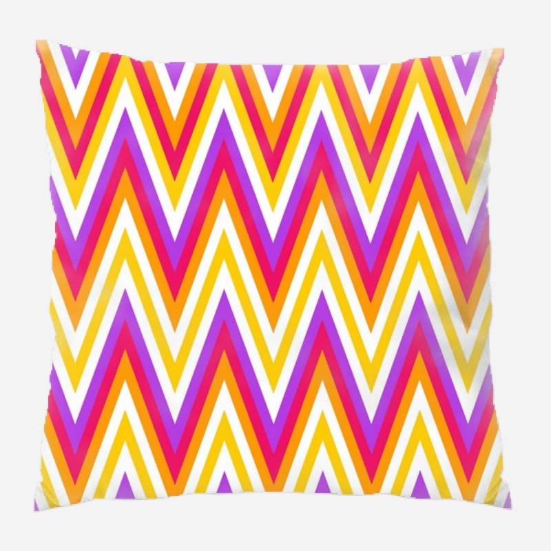 Coussin décoratif à chevrons Hullinger, Intérieur