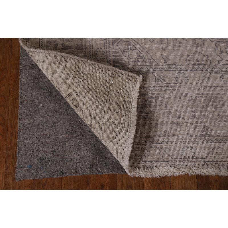 Tapis persan Tabriz patiné à la main 6 x 9