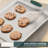 Nonstick Stackable Bakeware Set - Durable, Easy Release Baking Set, Sage, 10 Pcs