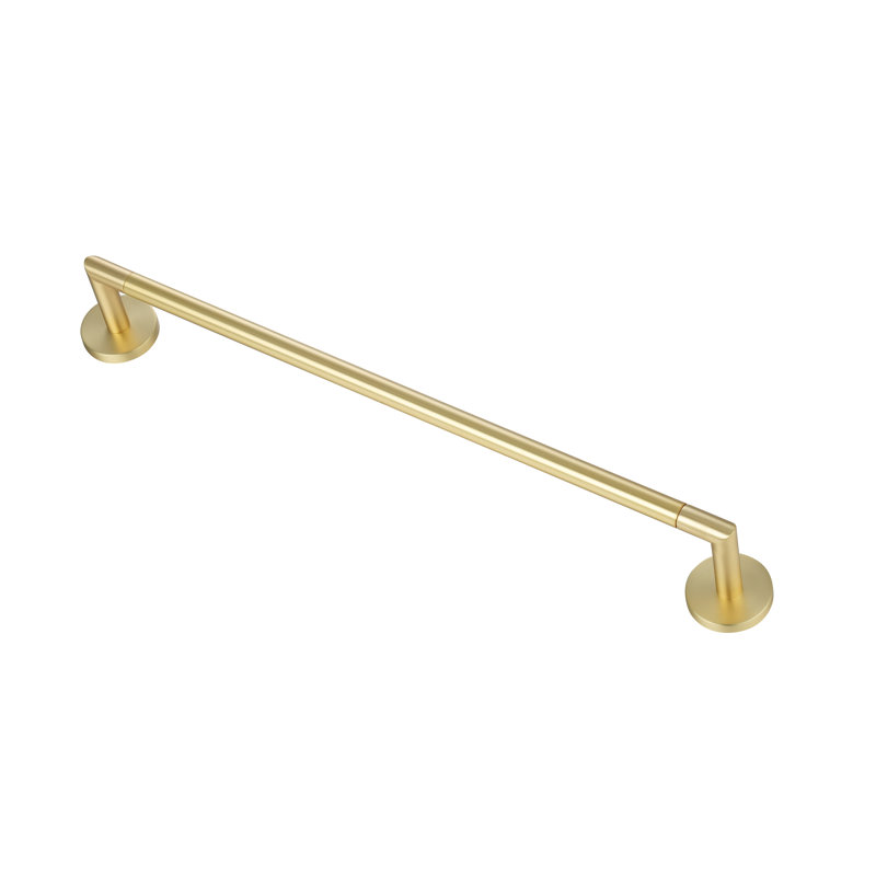 Arcadia - Porte-serviettes simple, H 2,87 po x l 19,92 po x P 2,87 po, Laiton satiné