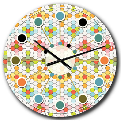 Horloge murale rétro Mid-Century