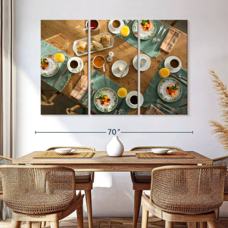 Table de petit déjeuner, H 42 po x l 65 po