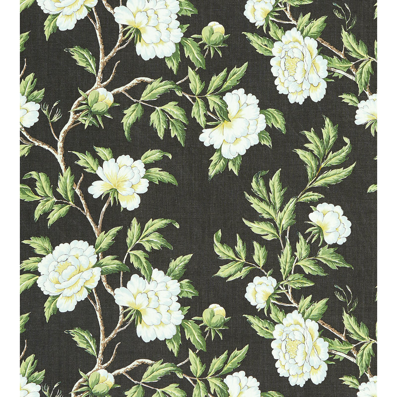 Tissu d’impression peonia Calabria, Onyx