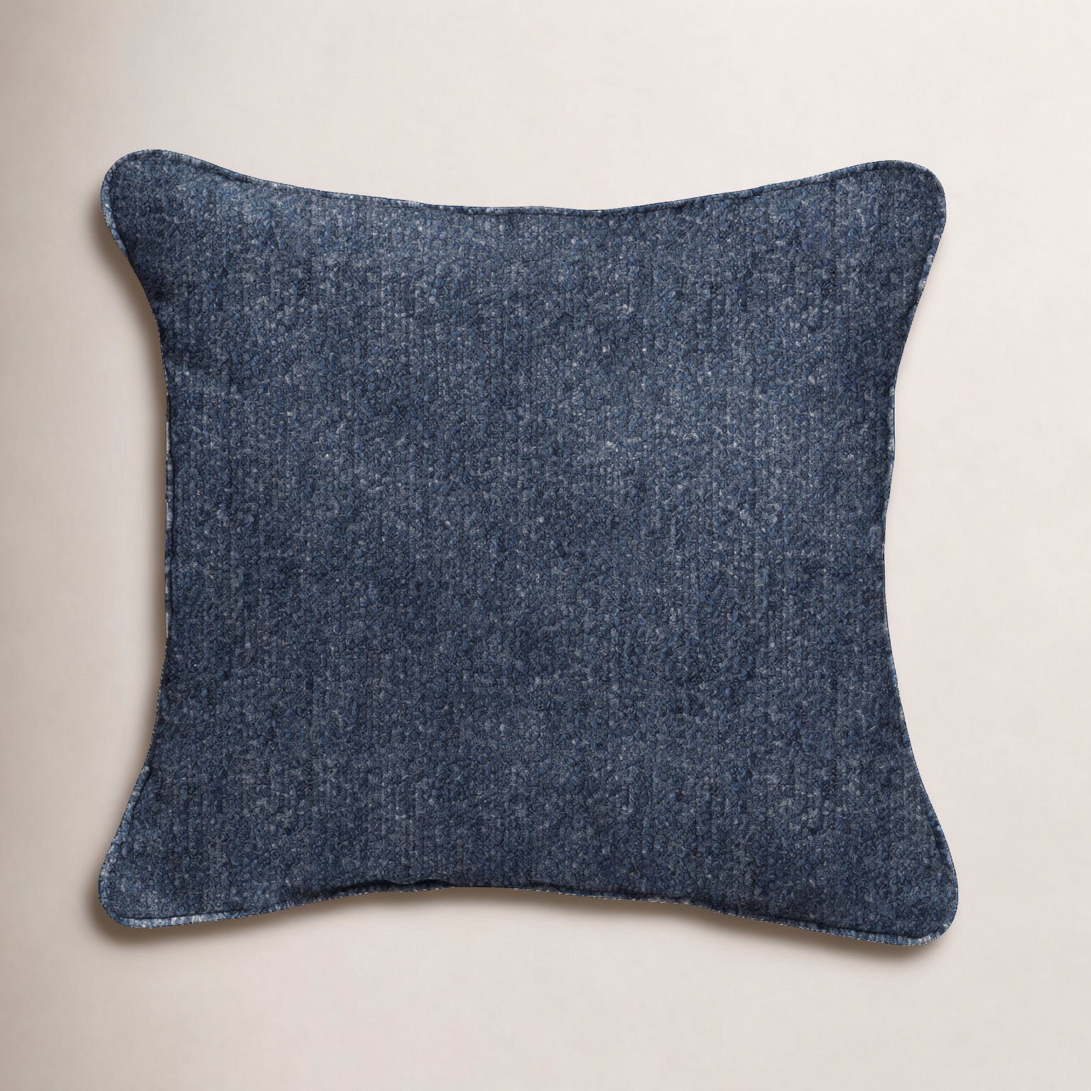 Alaina Sunbrella® Throw Pillow, Indigo, 22" x 22" 