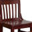 Prompton School House Back Wood Restaurant Dining Barstool with Footrest-2291388