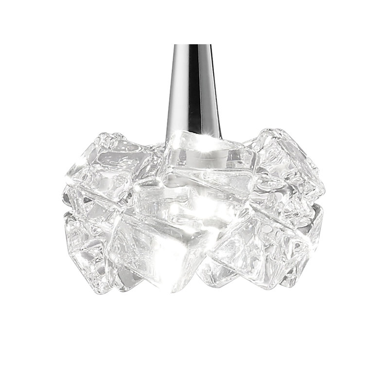 Wanda 4 - Light Polished Chrome Kitchen Island Pendant