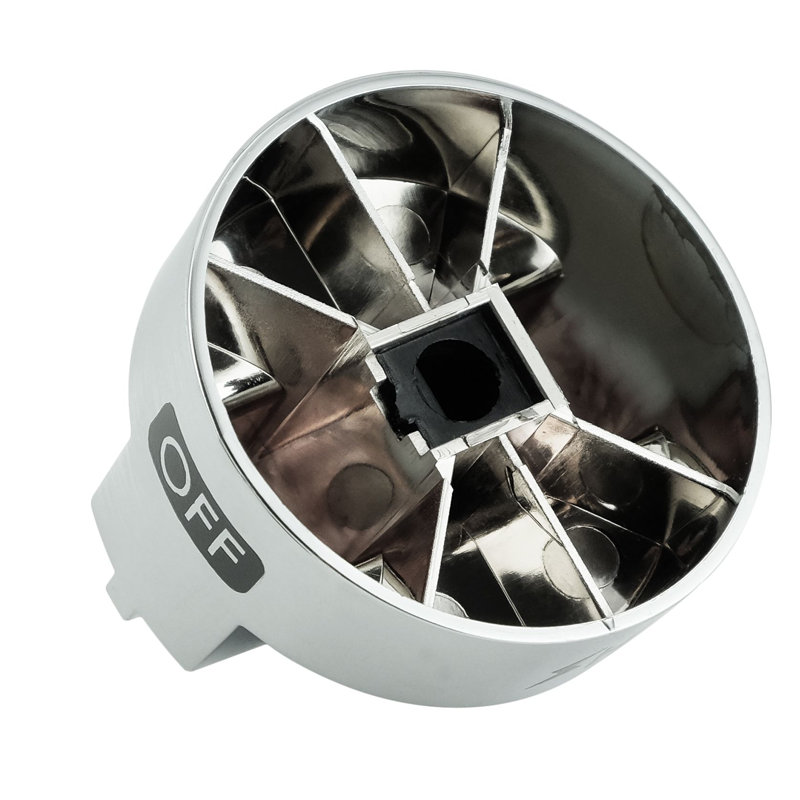 Permasteel 2.5'' W x 4'' D Plastic Control Knobs