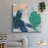 Diagonal Flight Plan I-Premium Gallery Wrapped Canvas - Ready to Hang