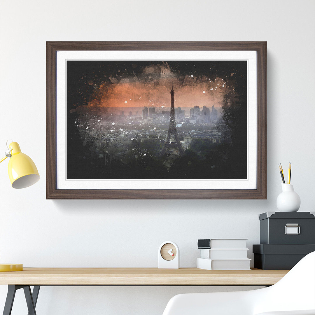 Eiffel Tower Vol.8 - Picture Frame Graphic Art