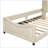 Modern Upholstered Daybed with Classic Stripe Shaped Headboard-1476237357