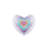 3 PCS Twin Tassel Comforter Set with Heart Shaped Throw Pillow Lavender