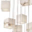 Chandelier Duboce Antique Brass Finish - Lamp